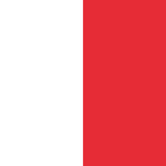 White with Red