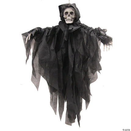 29.5" Hanging Skeleton Black Reaper