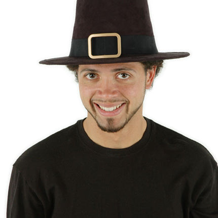 Deluxe Pilgrim Hat- worn by model front view