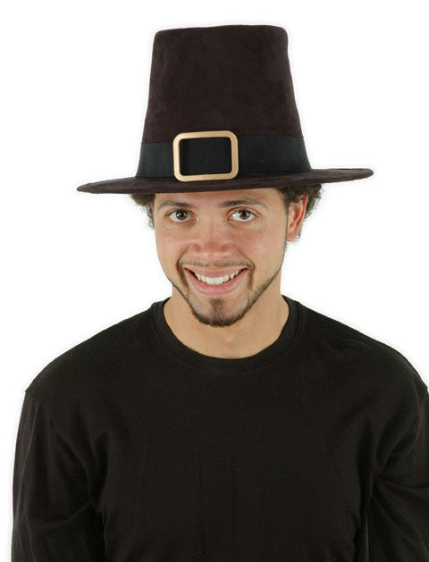 Deluxe Pilgrim Hat- worn by model front view