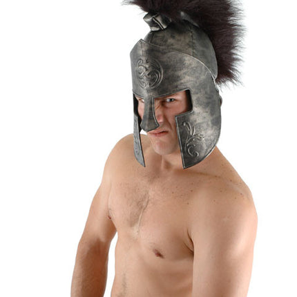 Adult Spartan Helmet- worn by model