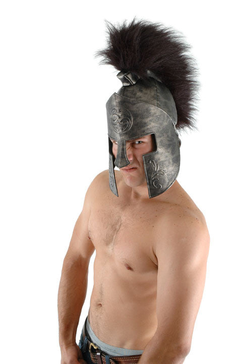 Adult Spartan Helmet- worn by model