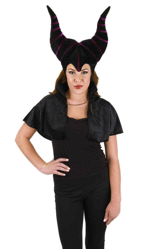 Disney- Maleficent Plush Hat- worn by model