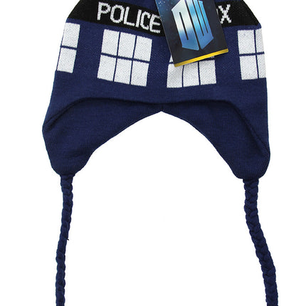 Doctor Who- TARDIS Knit Laplander Hat