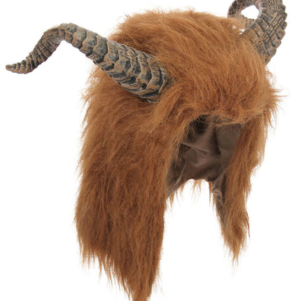 Beauty and The Beast- Beast Hood with Horns- angled view