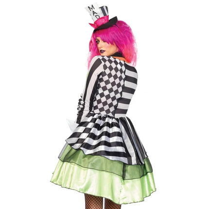 Deliriously Mad Hatter Costume- back view