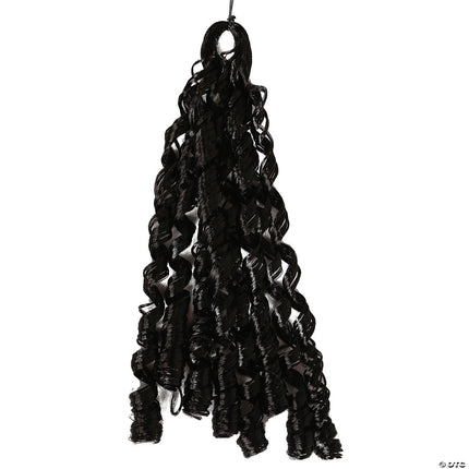 30" Curly Braid Hairpiece- dark brown