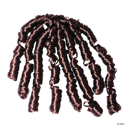 30" Curly Braid Hairpiece- medium brown red