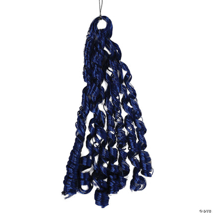 30" Curly Braid Hairpiece- royal blue