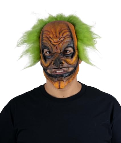 Prankster Pumpkin Clown Mask