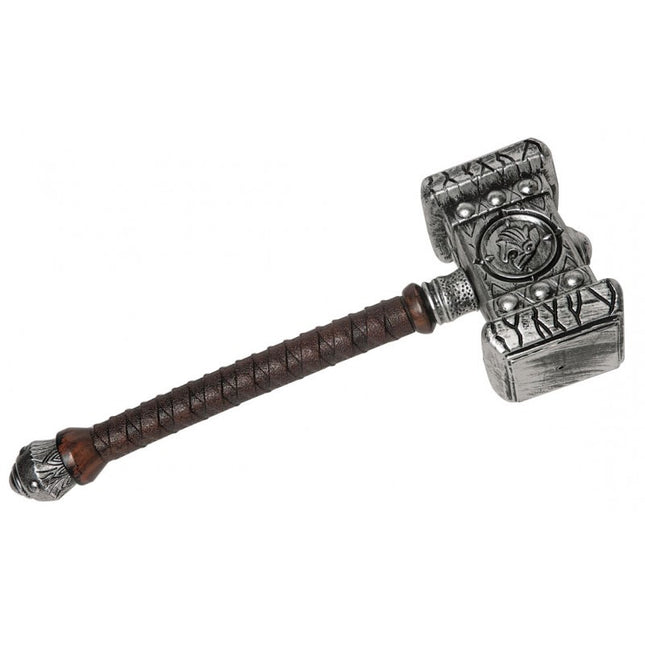 Thor Hammer with Wolf Head