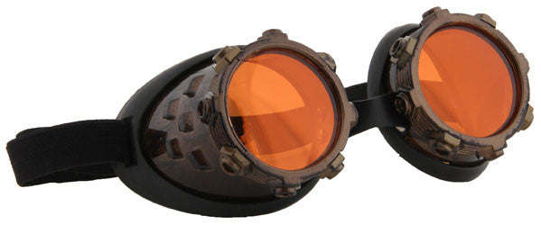 CyberSteam Goggles Gold/Orange