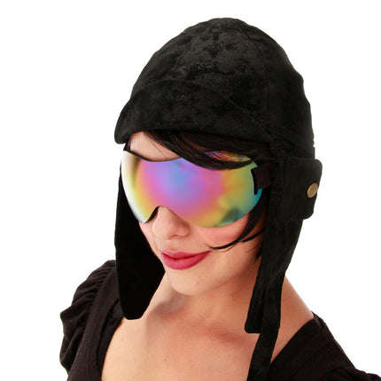 Motoko Goggles Rainbow- worn by model