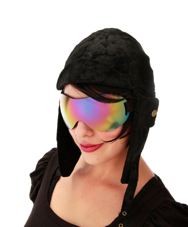 Motoko Goggles Rainbow- worn by model