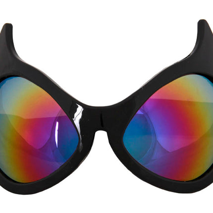Rainbow Cat Eye Goggles- front view