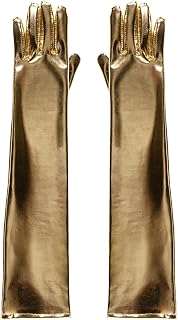 Gold Metallic Opera Gloves