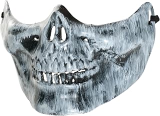 White Skull Half Mask