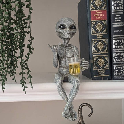 Party Alien Shelf Sitter Statue