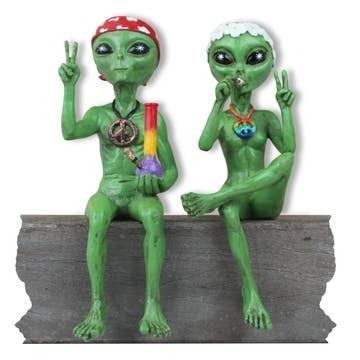 Hippie and Stoner Alien Sitters