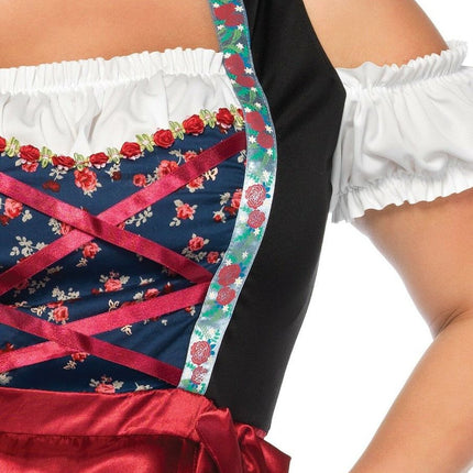 Beerfest Beauty Plus Costume- chest, up close