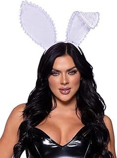 White Ruffle Lace Bunny Ears