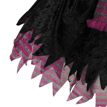 Fairytale Witch Toddler Costume- skirt trim, up close
