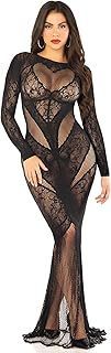 Black Lace & Net Gown
