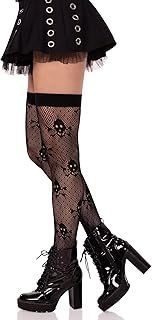 Black Dotted Net Skull TH