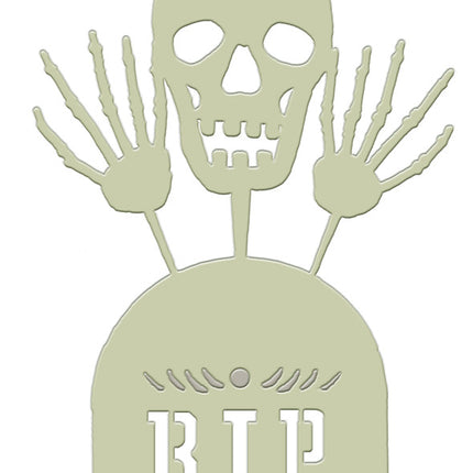 Grave Yard Set With Skull