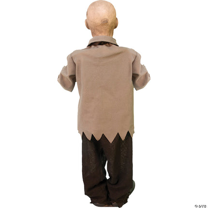 36" Twisting Zombie Animated Prop- back view