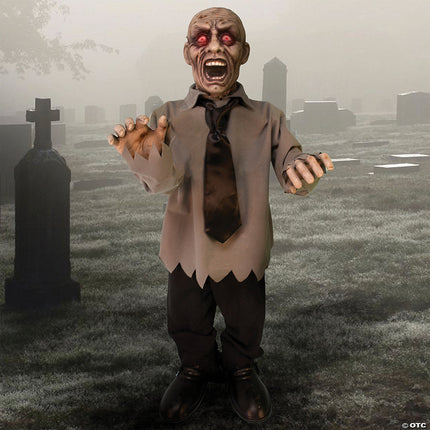 36" Twisting Zombie Animated Prop- front view 2