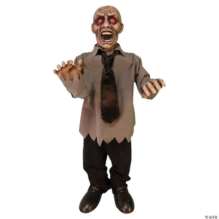 36" Twisting Zombie Animated Prop- front view