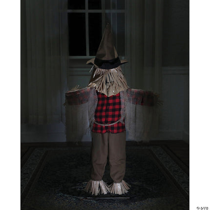 36" Twitching Scarecrow Animated Prop- back view