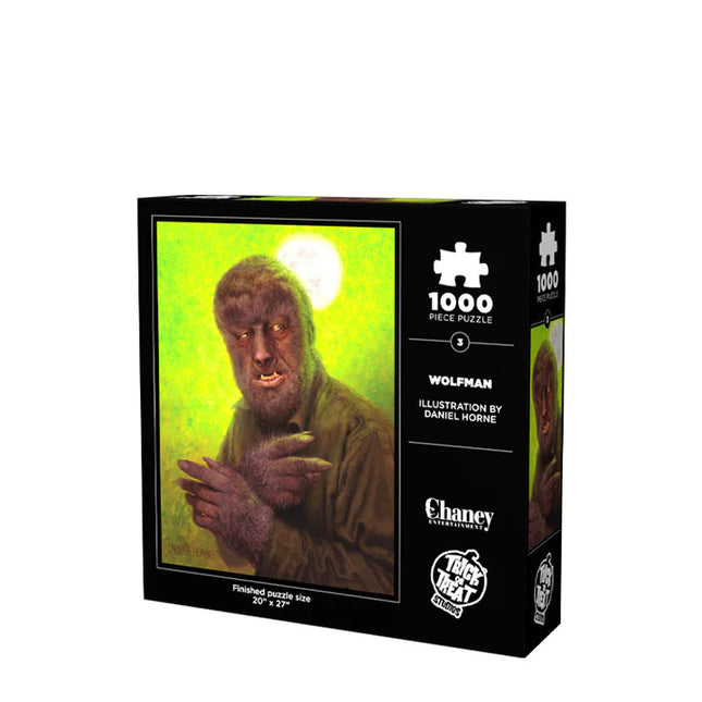 Wolfman Jigsaw Puzzle- back of box