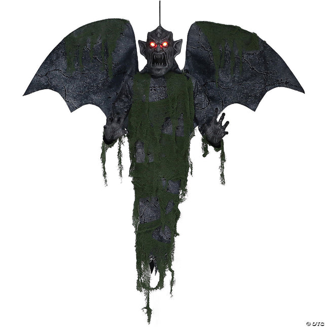 40" Hanging Gargoyle Prop- glowing