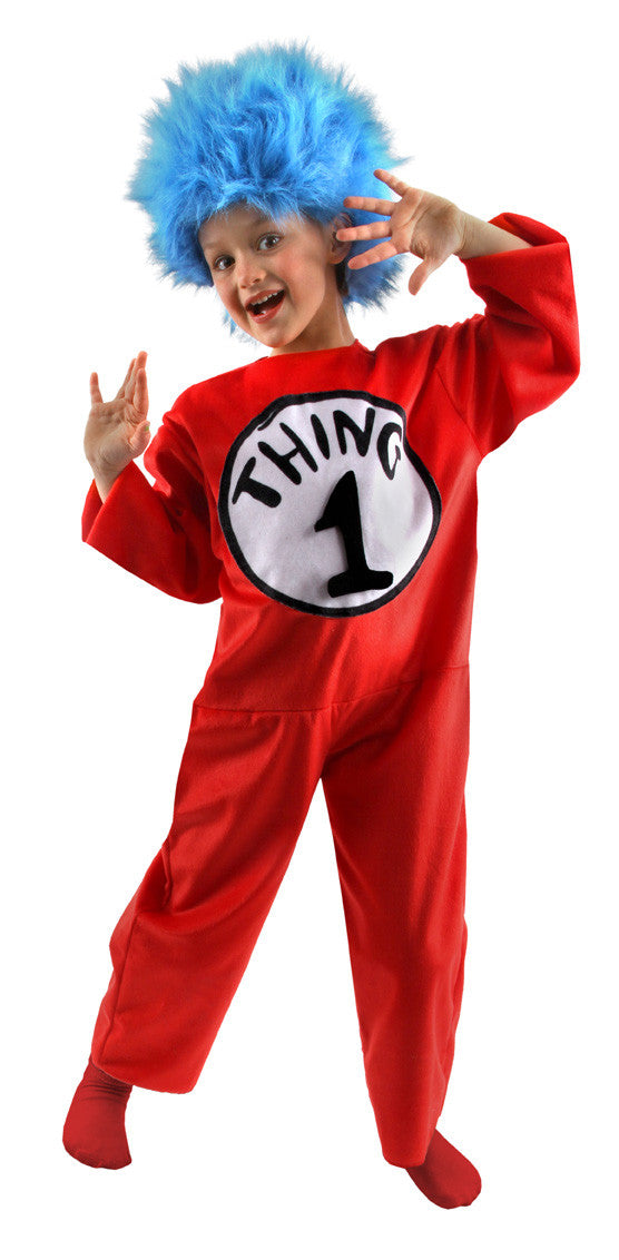 Dr. Seuss Thing 1&2 Deluxe Kids Costume