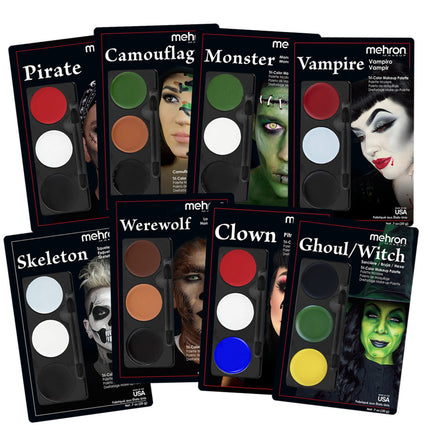 Tri-Color Makeup Palettes