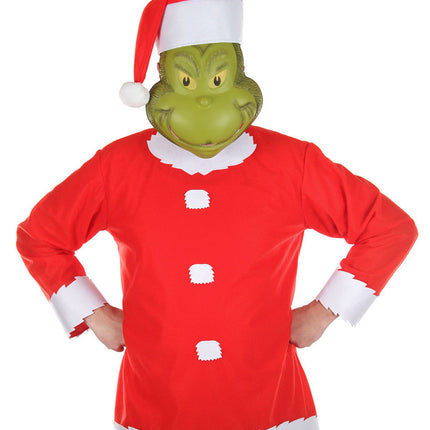 Dr. Seuss- The Grinch Adult Costume- worn by model
