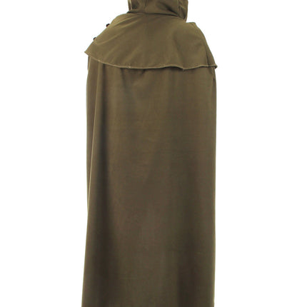 Green Elven Cloak- back view