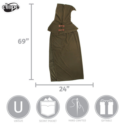 Green Elven Cloak- measurements