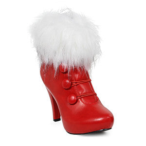 Claus Booties- angled view