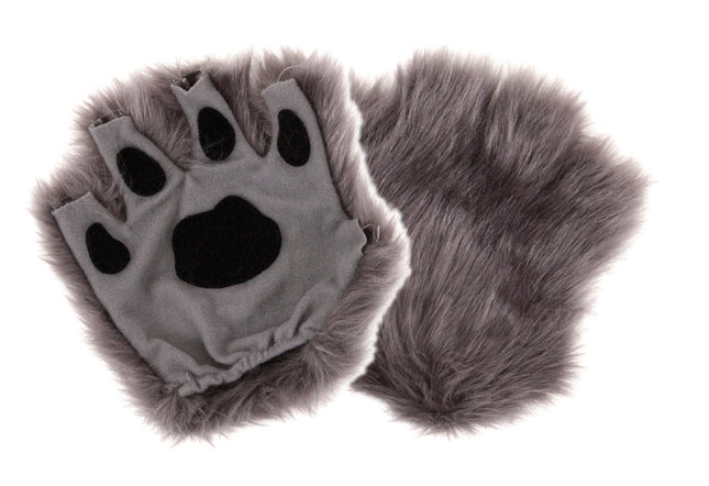 Grey Fingerless Paws