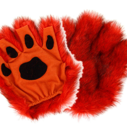Orange Fingerless Paws