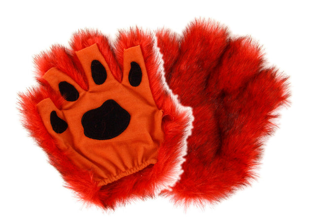 Orange Fingerless Paws