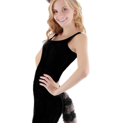 Raccoon Ears Headband & Tail Kit- worn by model