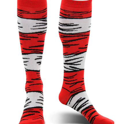 Dr. Seuss The Cat in the Hat Kids Socks- worn by model