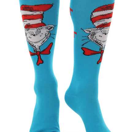 Dr. Seuss- The Cat in the Hat Paws Knee High Socks- worn by model