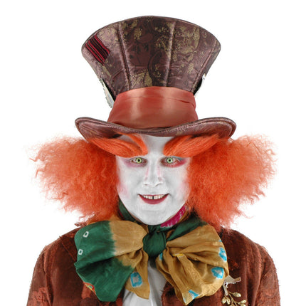 Alice in Wonderland- Mad Hatter Eyebrows- worn by model with other accessories