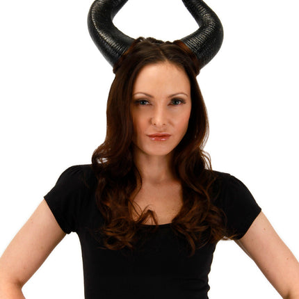 Maleficent Deluxe Horns- worn by model