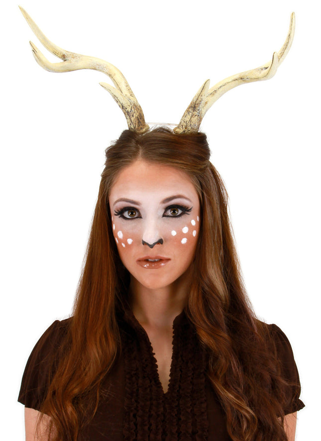 Deer Antlers- worn by female model